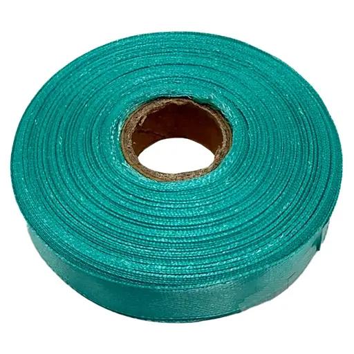 Атласна стрічка для рукоділля Bambi АБ-619, 1,2 см х 23 м, смарагдовий - фото 1