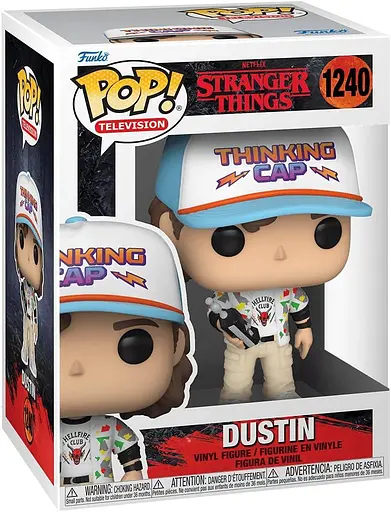 Фігурка Funko Pop Dustin Stranger Things Дастін Дуже дивні справи 10 см D ST 1240 - фото 3