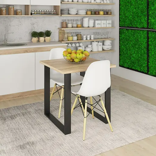 Стол кухонный id A-142 740x738x740 мм Дуб сонома