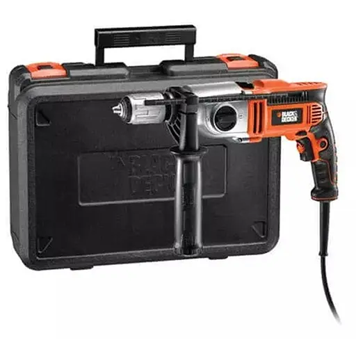 Дрель сетевая ударная Black&Decker KR7532K - фото 1
