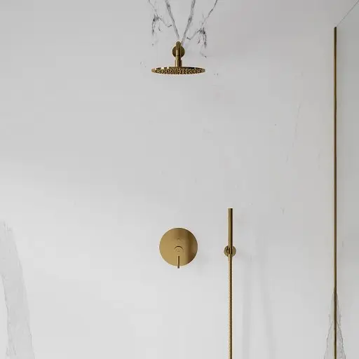 Душова система прихованого монтажу Omnires Y gold SYSY19GL, Золотий - фото 4