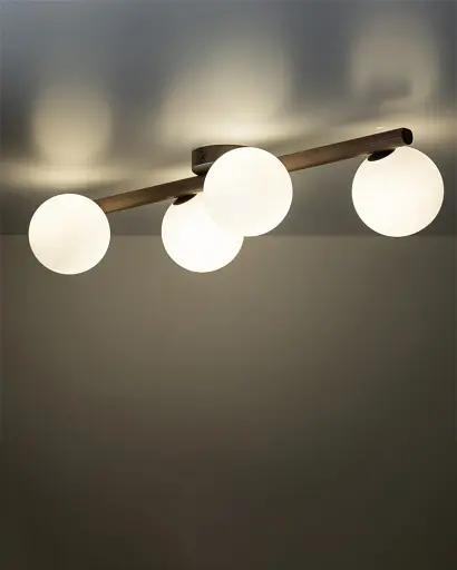 Люстра TK Lighting 10270 Estera G9 4x8W IP20 коричнева - фото 2