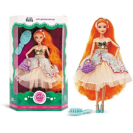 Детская игрушечная Кукла Emily Romantic Kids Hits KH23/014 с расческой - фото 1