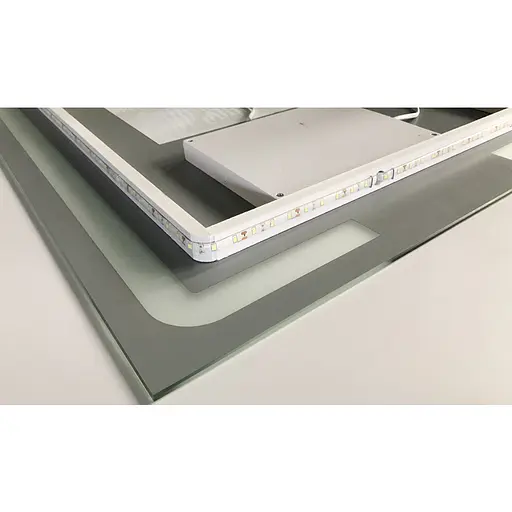 Дзеркало Zerix Prime MR02-60x80 з LED Touch, Anti-fog, димером, регулятором яскравості ZX6051 - фото 2