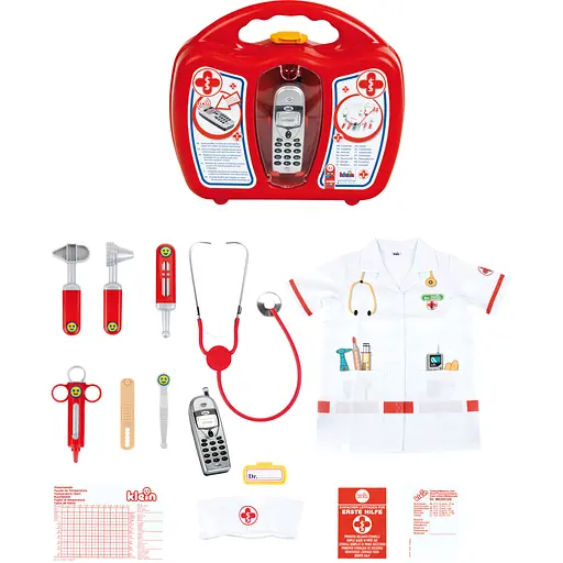 Игрушечный набор врача Klein PRO с халатом и мобильным телефоном (4353) - фото 2