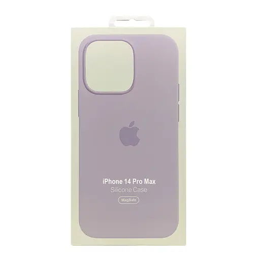Чехол накладка Silicone Case Full with Magsafe для Apple iPhone 14 Pro Max- Lilac - фото 2
