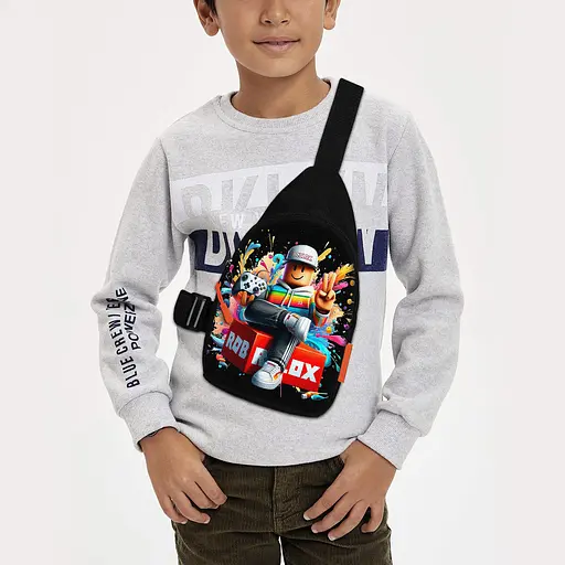 Сумка через плече дитяча Roblox 29х17 см сумка слінг для хлопчика (01980)