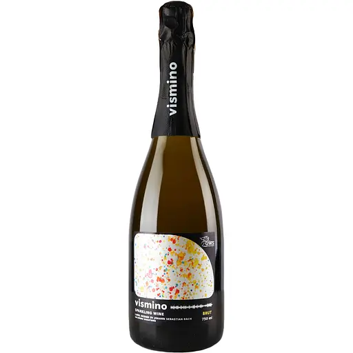 Игристое вино Vismino Sparkling brut белое брют 12.5% ​​0.75 л - фото 1