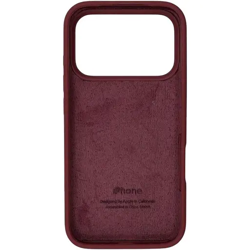 Чехол Silicone Case для Apple iPhone 17 Pro Plum AA [145172] - фото 2