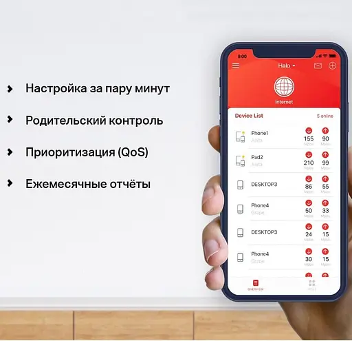 MESH-система Mercusys mesh Halo H30G AC1200 3Pcs White 802.11ac (Halo-H30G-3-pack) - фото 8