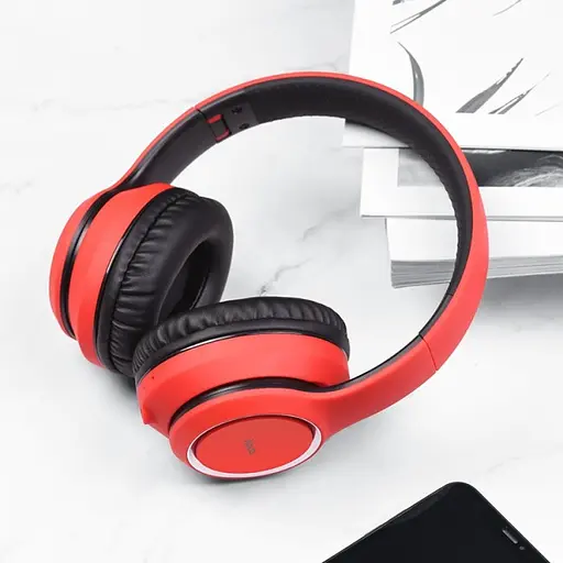Bluetooth-навушники Hoco W28 Journey Wireless Headphones Red - фото 2