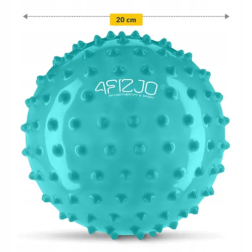 М'яч для пілатесу, йоги, реабілітації 4FIZJO 20 см (масажний) Mint (P-5905973406093) - фото 7