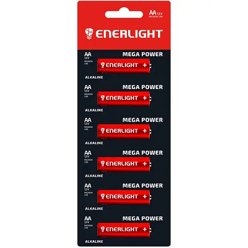 Батарейки Enerlight Mega Power AA MB 6 шт. (90060101R) - фото 1