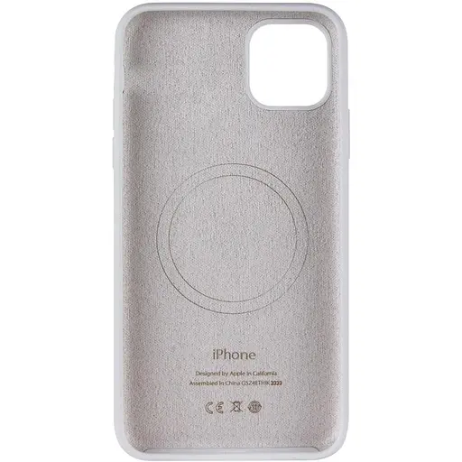 Чохол Epik Silicone Case Full Protective AA with MagSafe для Apple iPhone 11 Pro Max 6.5 Білий/White - фото 3