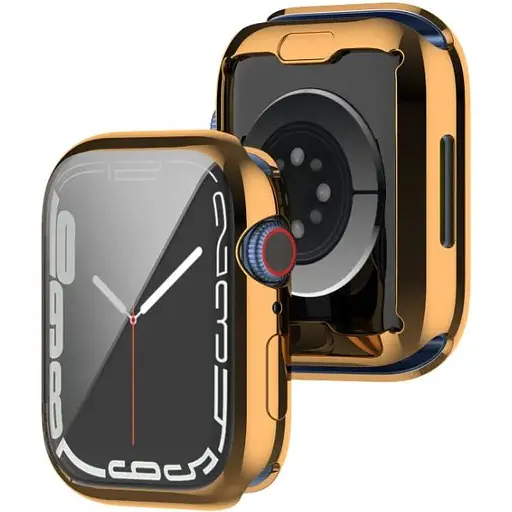 Чехол-накладка DK Silicone Face Case для Apple Watch 45mm (rose gold) - фото 2