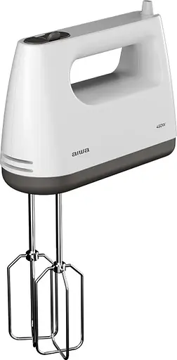 Міксер AIWA TeSaberu AHX-600 ручний 450Вт/ 5 швидк./ TURBO/ білий - фото 3