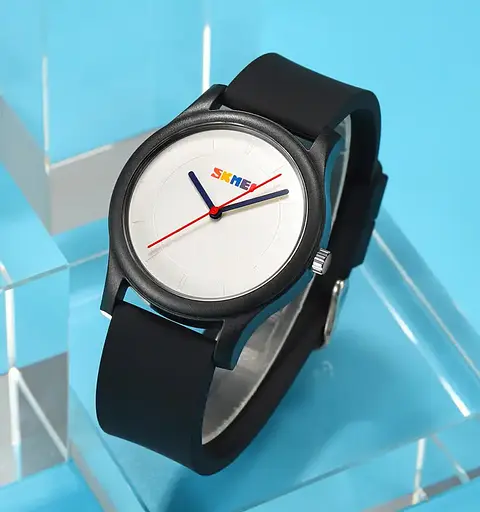 Жіночий наручний годинник Skmei 1880 Чорний - фото 4
