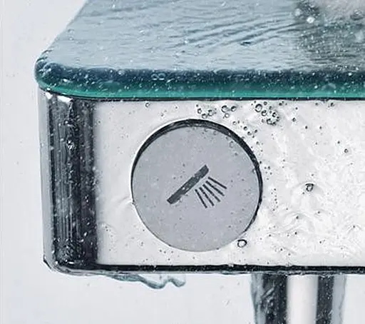 Душова система Hansgrohe Raindance Select E 300 2Jet з термостатом ShowerTablet White/Chrome 27126400, Хром - фото 4