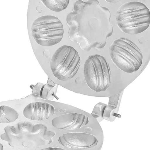 Горішниця форма для печива горішки на 8 цілих горіхів без начинки + квітка, Ласунка 81839 - фото 10