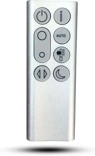 Змінний пульт дистанційного керування, сумісний з Dyson TP04 DP04 TP06 TP09 Pure Cool Purifying Fan сріблястий - фото 2