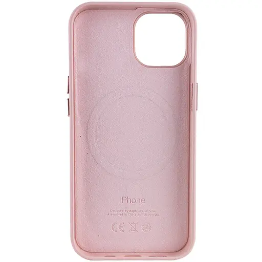 Шкіряний чохол Epik Leather Case AA Plus with MagSafe для Apple iPhone 14, 6.1 Sand Pink - фото 2