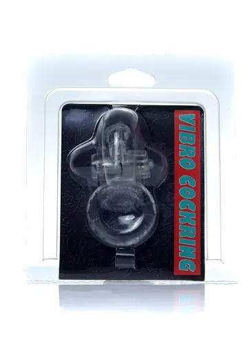 Эрекционное кольцо Boss Series Rabbit Vibro Cock Ring 7.5 см прозрачный - фото 6