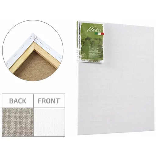 Підрамник Unico 65x80 см модуль №1 крупне зерно акрил джут Італія - фото 1