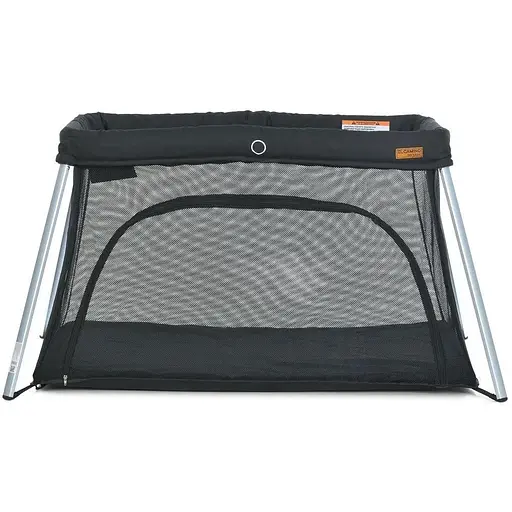 Кроватка-манеж El Camino ME 1194 SO EASY Black 2 уровня матрас чехол до 15 кг - фото 4