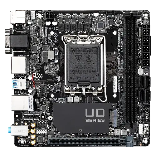 Mатеринська плата Gigabyte H610I LGA 1700 (H610I) - фото 2