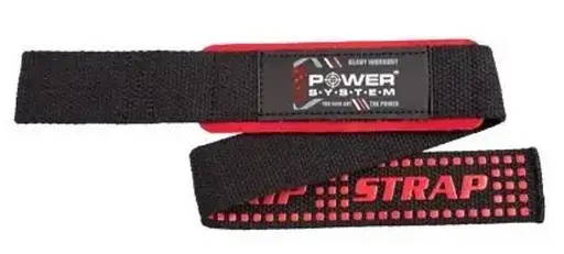 Лямки для тяги Power System PS-3430 XTR-Grip Straps Black/Red (PS-3430_Black-Red) - фото 2