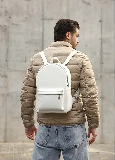 Чоловічий рюкзак Sambag Brix Classic білий 35 х 25 х 12 см (14511008m) - фото 3