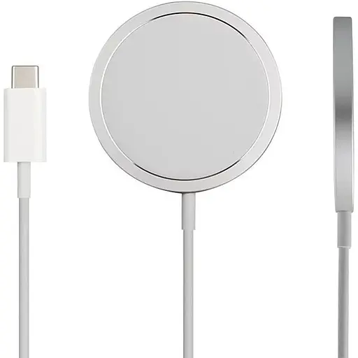 Бездротовий зарядний пристрій з магнітом MagSafe Charger 15W для iPhone AirPods - фото 1