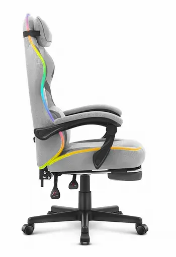 Крісло Cabro C502 LED Grey тканина - фото 2