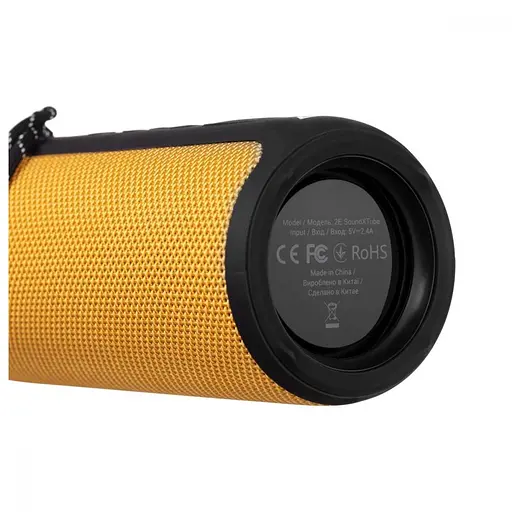 Портативна колонка 2E SoundXTube Yellow (2E-BSSXTWYW) - фото 8