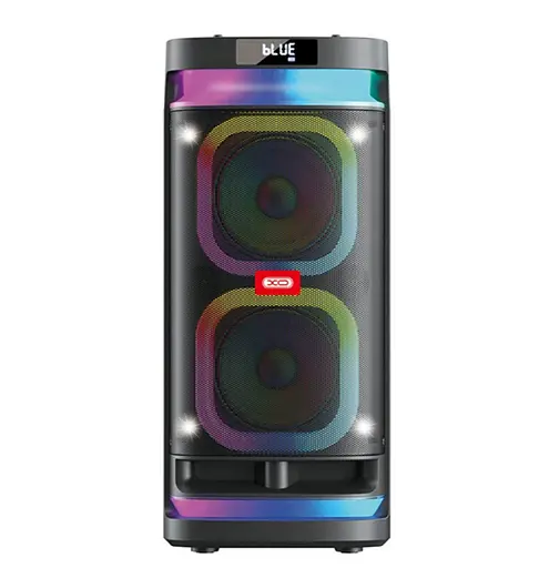 Портативна колонка бездротова XO F58 Bluetooth радіомікрофон з пультом USB TWS з караоке 40 Вт Чорний - фото 4