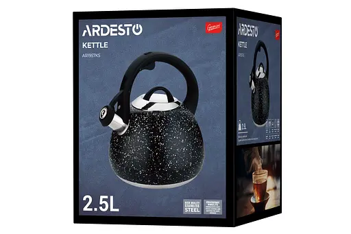 Чайник Ardesto Gemini 2.5 л нержавеющая сталь - фото 8