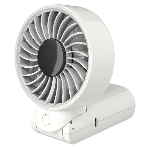 Вентилятор Nitecore NEF03 Pro LED-дисплей до 5.8 м/с (5 швидкостей) Білий - фото 4