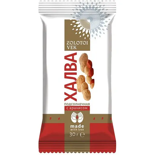 Халва Zolotoi Vek з арахісом 30 г