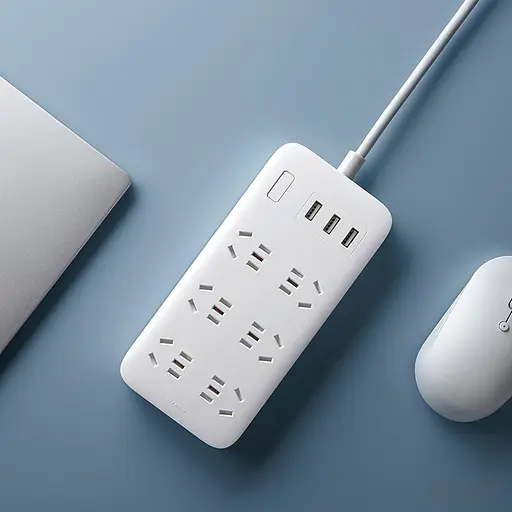 Мережевий фільтр подовжувач Xiaomi 6 розеток + 3 юсб порта 1.8 m Mi Power Strip - фото 3
