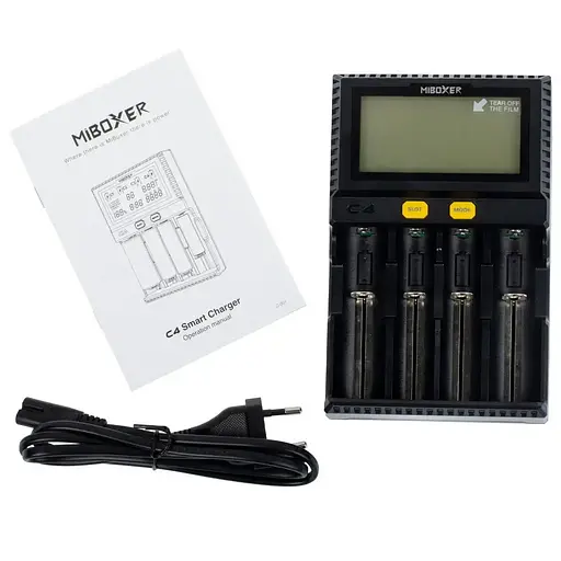 Зарядное устройство для аккумуляторов MiBoxer C4 (new V4) на 4 порта - фото 7