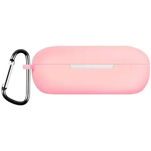 Чохол-накладка DK Silicone Candy Friendly з карабіном для Huawei FreeBuds SE (pink)