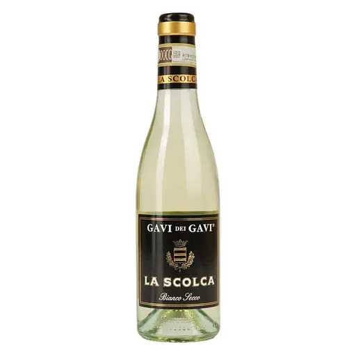 Вино La Scolca Gavi dei Gavi, біле, сухе, 12%, 0,375 л - фото 1