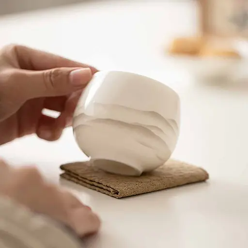 Пиала Белый Фарфор Далекие Горы 130 мл - фото 4