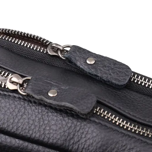 Містка чоловіча сумка на плече з натуральної шкіри Vintage 19х22х9 см sum0027504 - фото 6