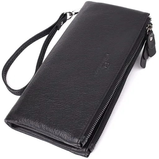 Кожаный кошелек на три отделения ST Leather 20.5х10.5х3 см acs0029687 - фото 1