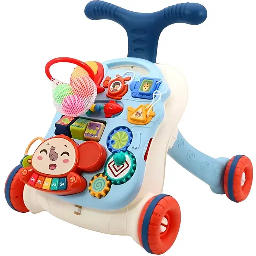 Детская каталка-ходунки 2 в 1 Limo Toy N6038B со столиком