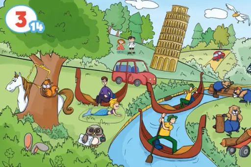 Навчальний віммельбух : Від 1 до 10 - фото 6