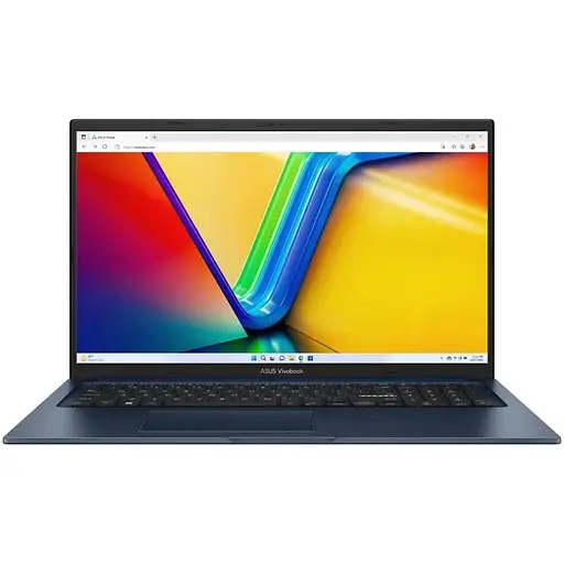 ASUS Ноутбук Vivobook 17 X1704VA-AU159 17.3" FHD IPS, Intel i3-1315U, 8GB, F512GB, UMA, NoOS, Блакитний