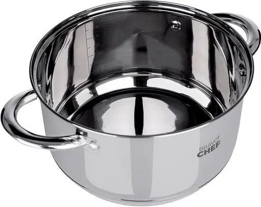 Кастрюля Bravo Chef 20 см (3.6 л) с крышкой (6720869) - фото 5
