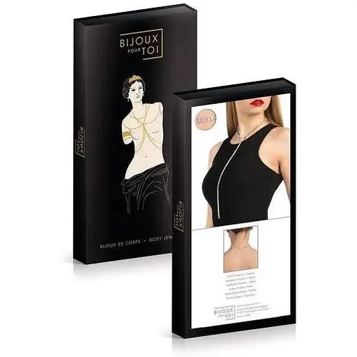 Кольє зі стразами Bijoux Pour Toi - Audrey Silver - фото 3